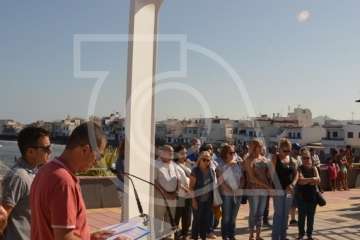 Homenaje en Telde a las víctimas de Spanair en el décimo aniversario del accidente aéreo (Foto Francisco Javier Santana)